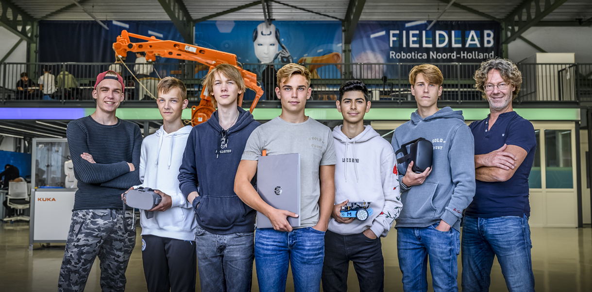 Fieldlab Robotica Noord-Holland / Klant: Regio College